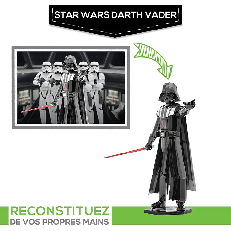 Metal Earth: Iconx STAR WARS Darth Vader – Bild 2