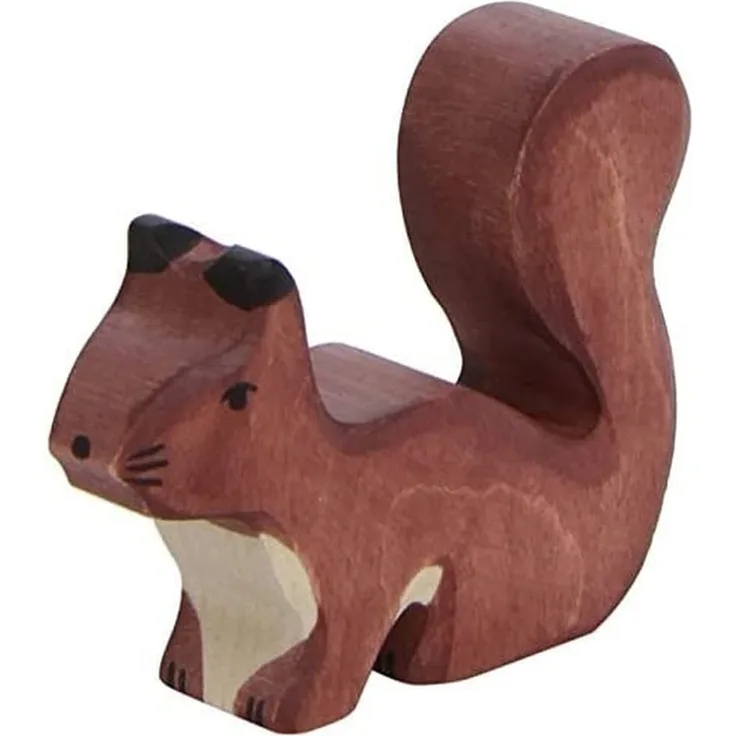 Holztiger Eichhörnchen, stehend, braun, 80108