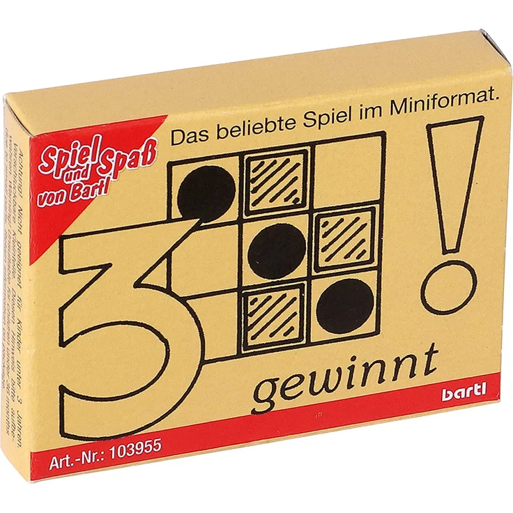 Bartl 103955 Mini-Spiel 3 gewinnt – Bild 3