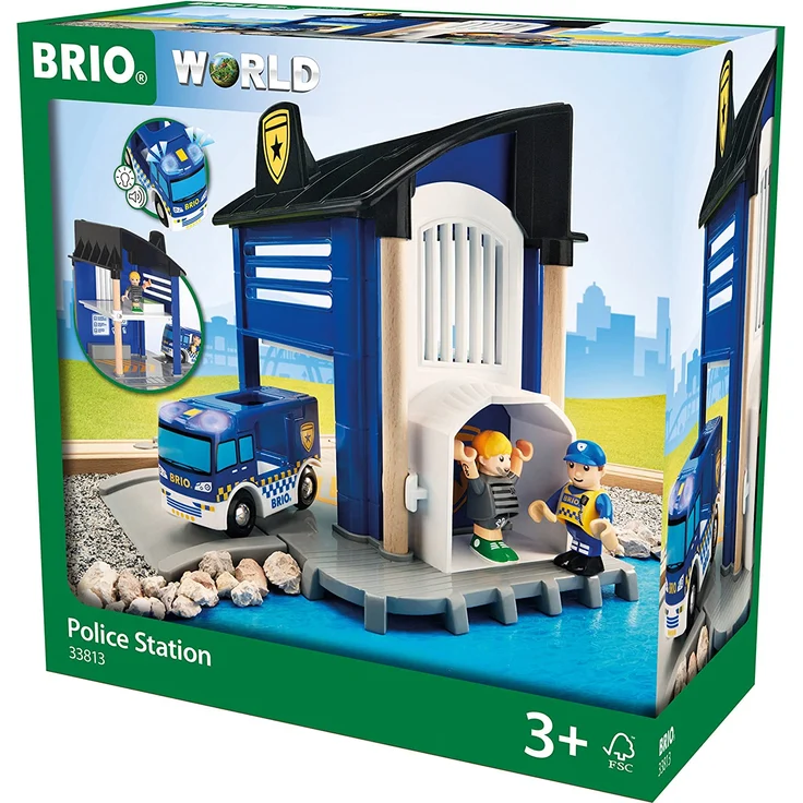 BRIO Bahn 33813 - Polizeistation mit Einsatzfahrzeug - Preisvergleich – Bild 10