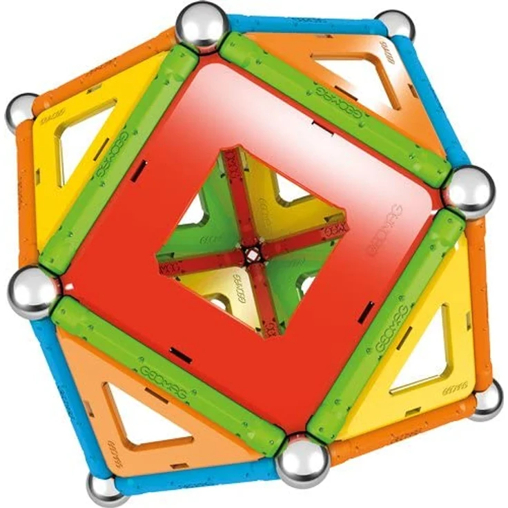 Geomag, Classic Confetti, 352, Magnetkonstruktionen und Lernspiele, 50-teilig – Bild 13