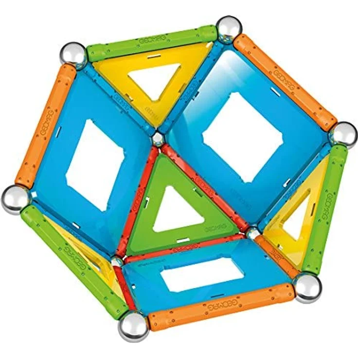 Geomag, Classic Confetti, 352, Magnetkonstruktionen und Lernspiele, 50-teilig – Bild 10