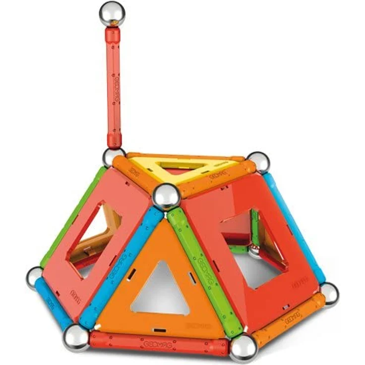 Geomag, Classic Confetti, 352, Magnetkonstruktionen und Lernspiele, 50-teilig – Bild 6