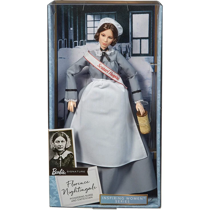 Barbie GHT87 - Signature Inspiring Women Florence Nightingale Barbie Puppe – Bild 7