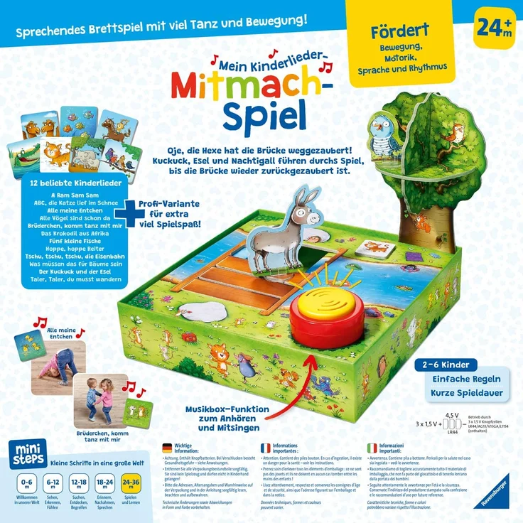 Ravensburger 'Mein Kinderlieder-Mitmachspiel' Kinderspiel – Bild 5