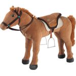 Bibi & Tina 736276 Plüschtier, Pferd, Reittier, braun