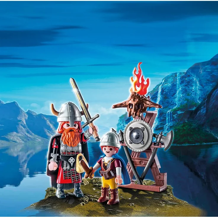 Playmobil 9209 - Großer und kleiner Wikinger – Bild 2