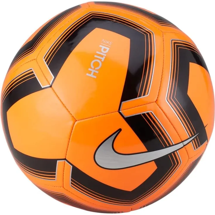 Nike Unisex Erwachsene Pitch Training Fußball, Total Orange-Black-Silver, 5