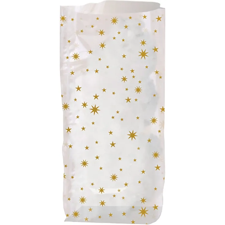 Ursus 6080000 - Geschenk Bodenbeutel Sterne, ca. 18 x 30 cm, 10 Stück