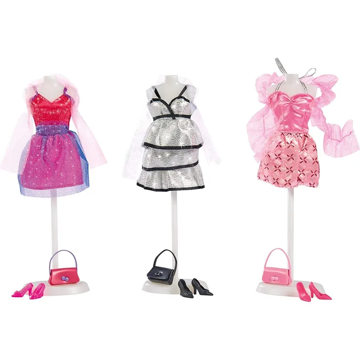 Simba 105724990 - Steffi Love Glam Party Kleidungsset - Lieferumfang: 1 Stück Kleidungsset