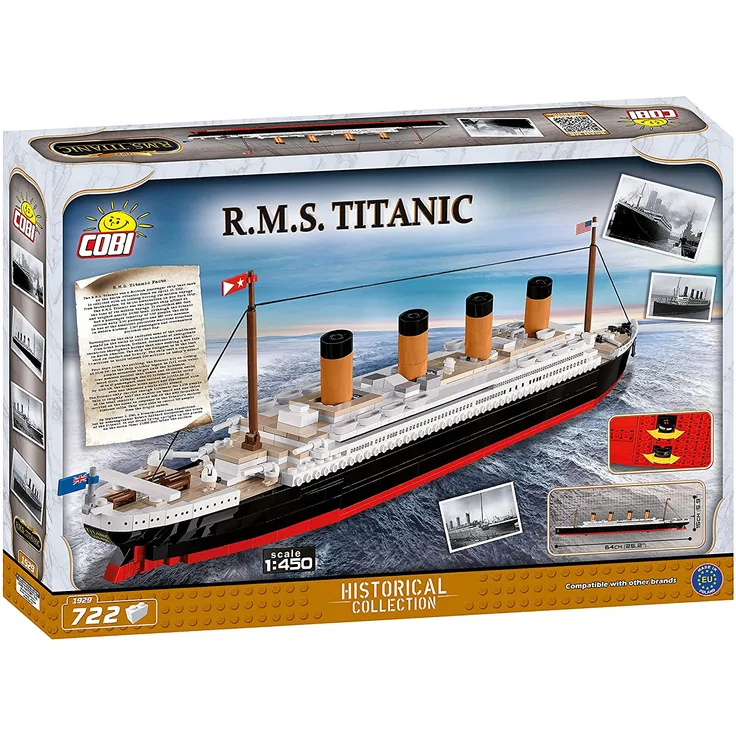 COBI 1929 Historical Collection R. M. S. TITANIC Bausteinsatz Klemmbausteine