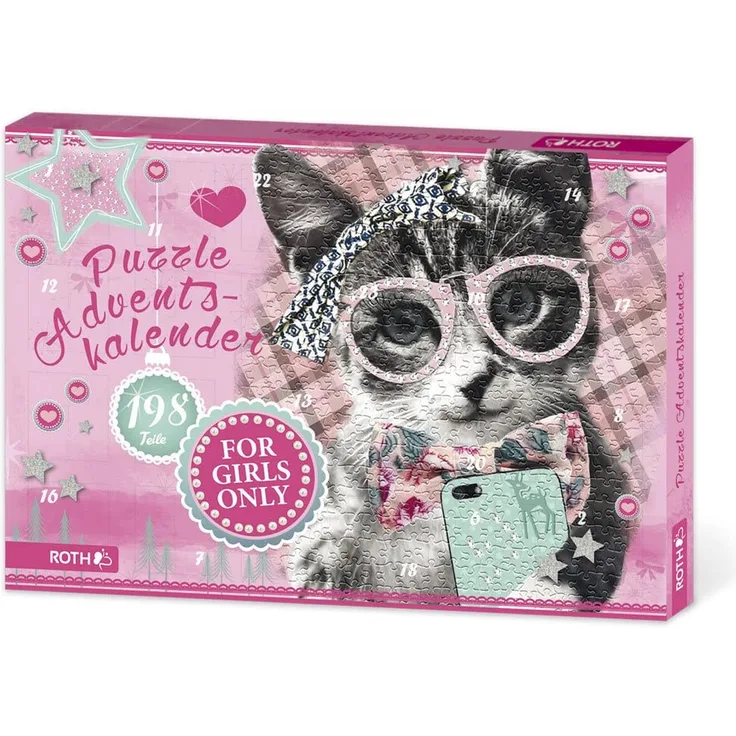 ROTH Puzzle-Adventskalender 'For Girls Only'
