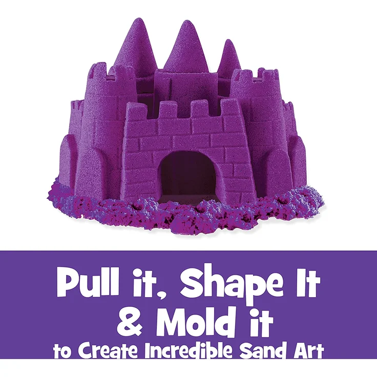 Kinetic Sand 6047184 - 907 g Beutel lila - Preisvergleich – Bild 2
