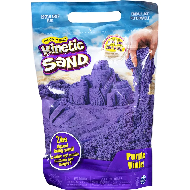 Kinetic Sand 6047184 - 907 g Beutel lila - Preisvergleich – Bild 1