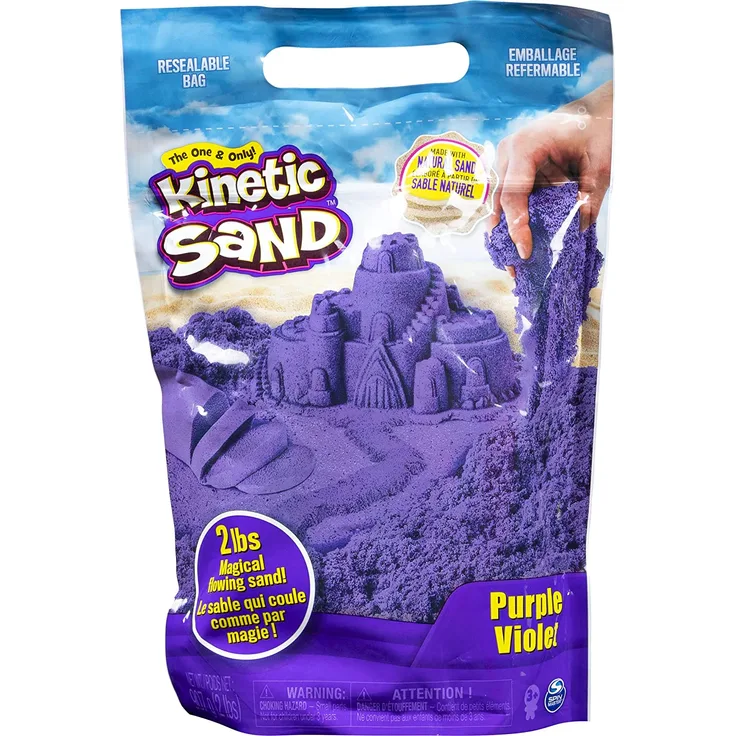 Kinetic Sand 6047184 - 907 g Beutel lila - Preisvergleich