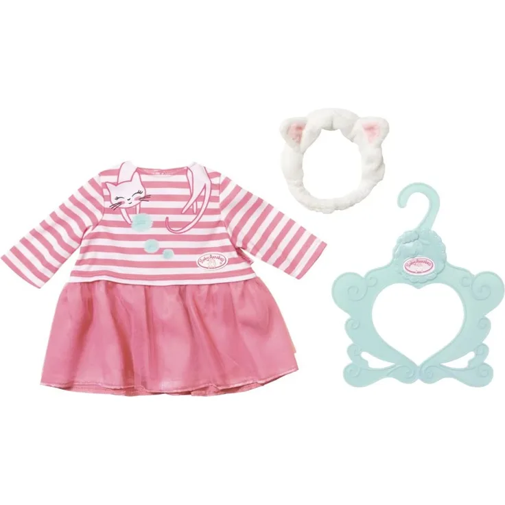 Baby Annabell 701454 Kleid Katzenberger, bunt