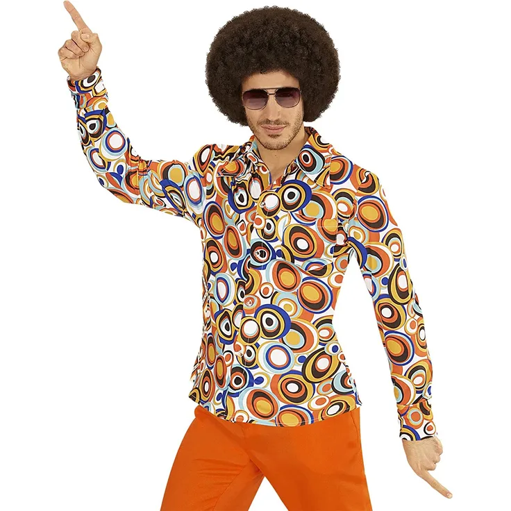Widmann 09092 70er Jahre Hemd bubbles, XX-Large