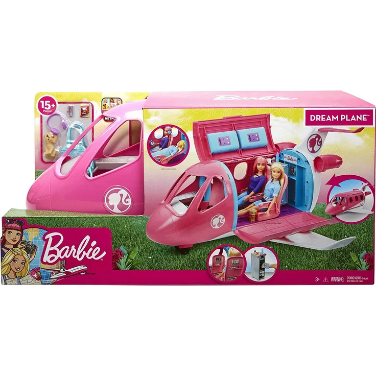 Barbie GDG76 'Traumflugzeug', Puppenzubehör, ab 3 Jahren - Preisvergleich – Bild 1