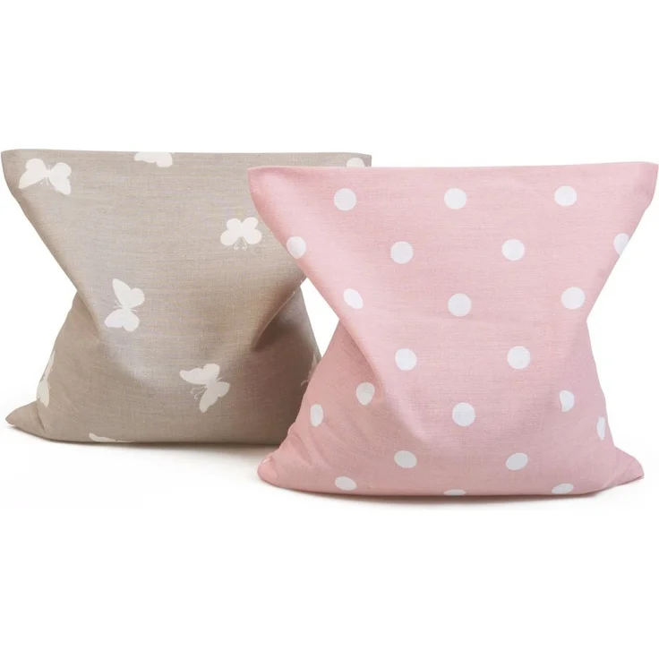 GRÜNSPECHT Rapssamen-Kissen 19x19cm, Wärmekissen für Nacken, Bauch & Rücken, Bezug aus 100% Baumwolle, für Mikrowelle & Backofen, Schmetterlinge braun (107-V1) – Bild 2
