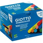Giotto 5390 00 - RoberColor Wandtafelkreide, Karton mit 100 Stück farbig sortiert
