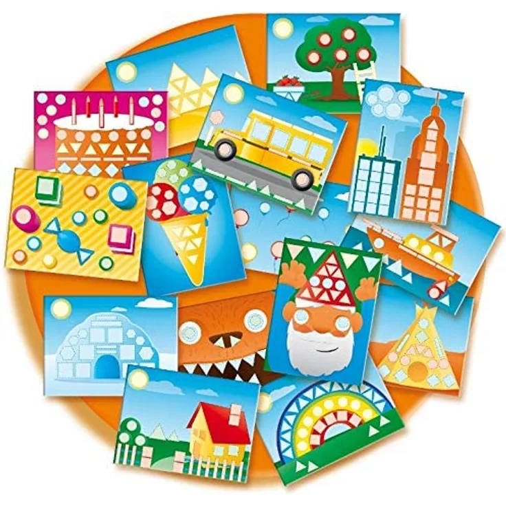 SES Creative 0643307 lerne Farben und Formen Lernspielzeug, Mehrfarbig