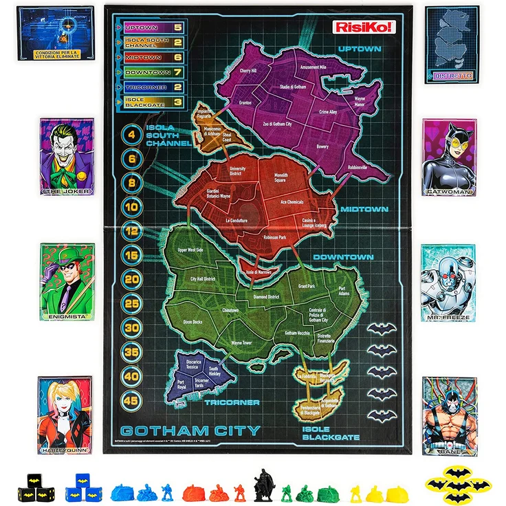 Spin Master - Editrice Giochi, Risiko! Batman DC, Strategiespiel, Brettspiel, ab 10 Jahren, 6062086 – Bild 2