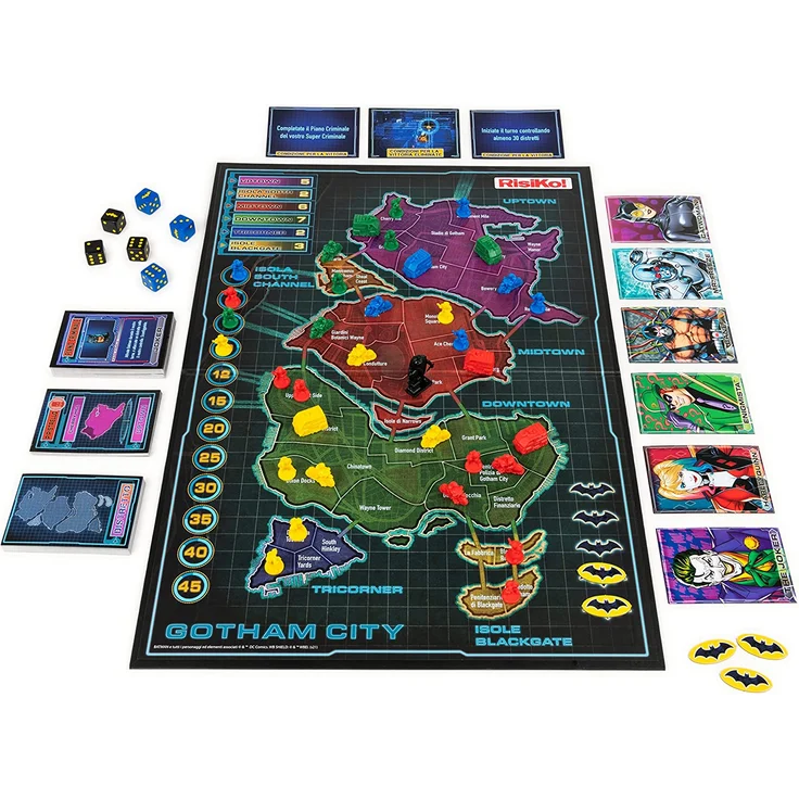 Spin Master - Editrice Giochi, Risiko! Batman DC, Strategiespiel, Brettspiel, ab 10 Jahren, 6062086 – Bild 3