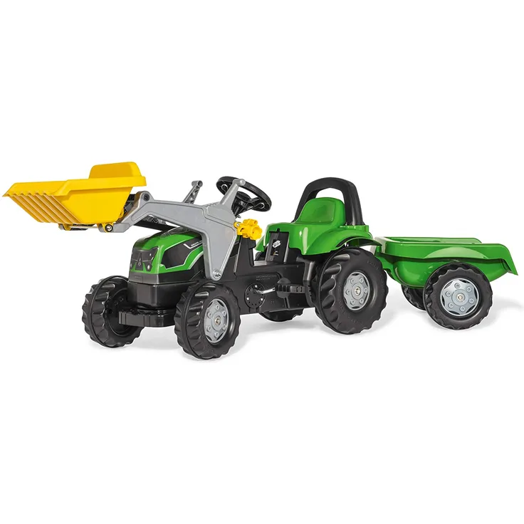 Rolly Toys rollyKid Deutz-Fahr 5115 G TB Trettraktor mit Anhänger (für Kinder von 2,5 bis 5 Jahren, Heckkupplung) 023196 - Preisvergleich