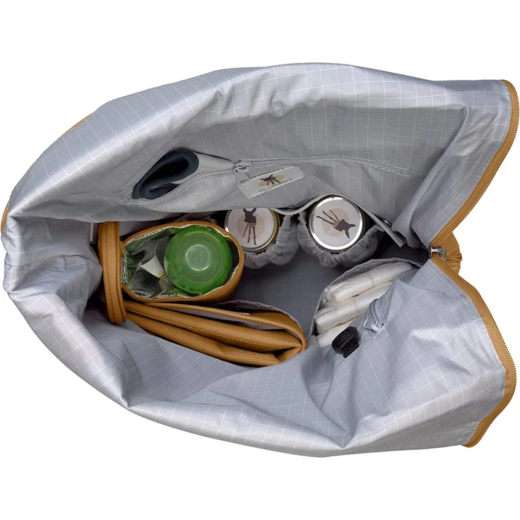 Laessig Rolltop Wickelrucksack Curry Braun 1 – Bild 4