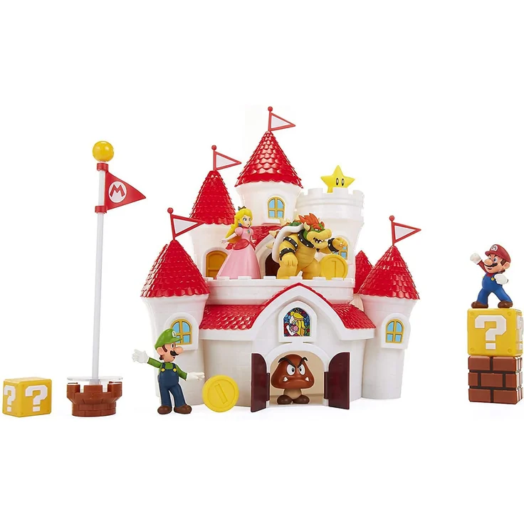 Jakks Super Mario 2. 5 Inch Deluxe Mushroom Kingdom Playset - Preisvergleich – Bild 1
