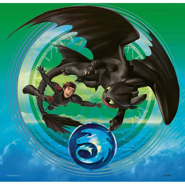 Ravensburger Kinderpuzzle 08064 - Drachenzähmen leicht gemacht - 3 x 49 Teile – Bild 12