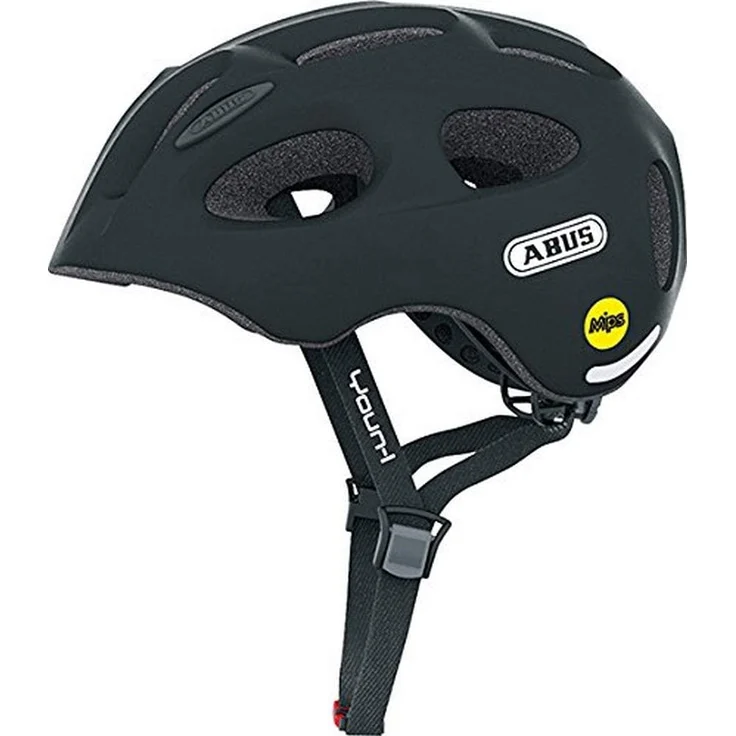 ABUS Fahrradhelm Youn-I MIPS - velvet black - 48-54 cm – Bild 1