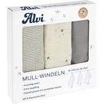 Alvi Mullwindeln 3er Pack Faces 80 x 80 cm