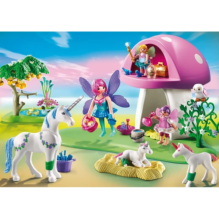 Playmobil 6055 - Feenwäldchen mit Einhornpflege – Bild 2