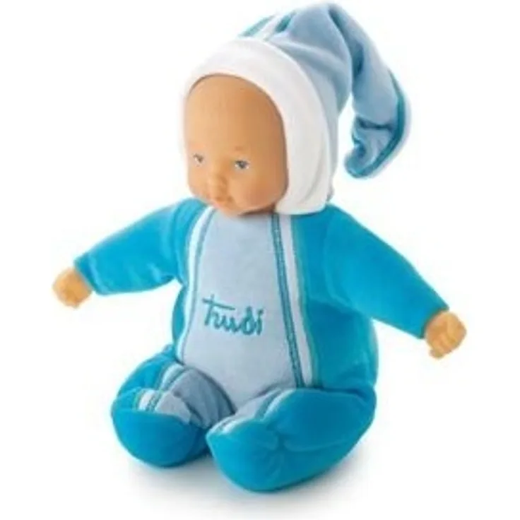Trudimia 64074 - Puppe mit Spieluhr 30 cm, blau