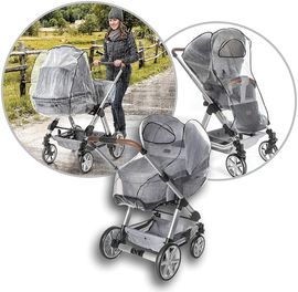 Reer RainCover Classic Regenschutz für Kombi-Kinderwagen