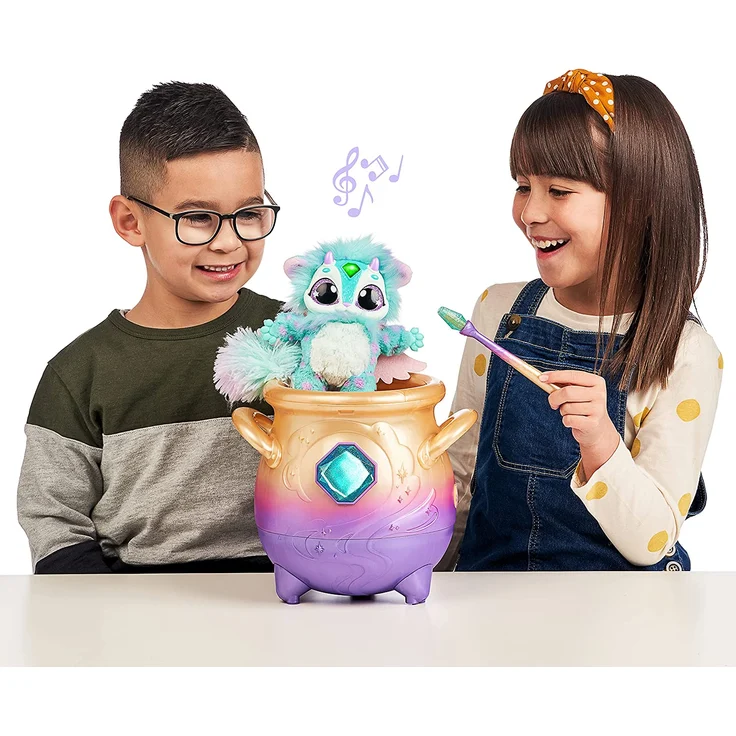 Moose Toys Magic Mixies 'Magischer Zauberkessel' Funktionsplüsch, ab 5 Jahren, blau – Bild 5