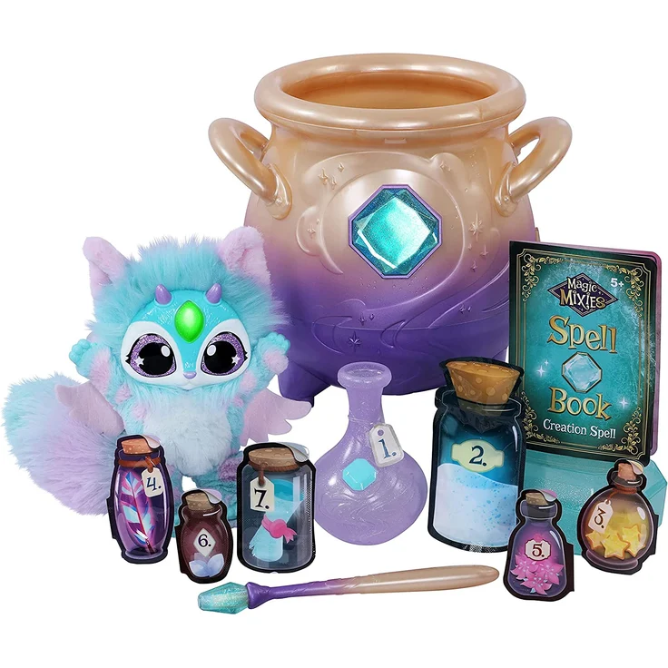 Moose Toys Magic Mixies 'Magischer Zauberkessel' Funktionsplüsch, ab 5 Jahren, blau – Bild 2