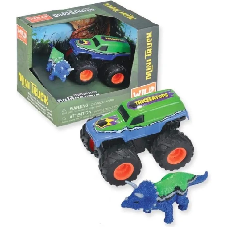 Spielset Truck und Dino Junior grün/blau 2-teilig