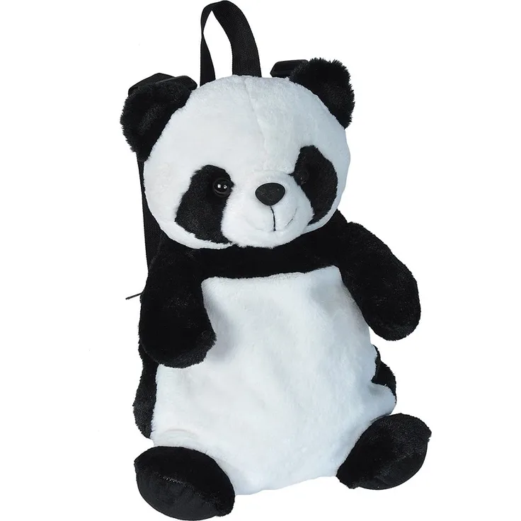 Wild Republic 19355 20881 Panda Plüschtier, Kuscheltier Rucksack, Stofftier, 36 cm, Multi