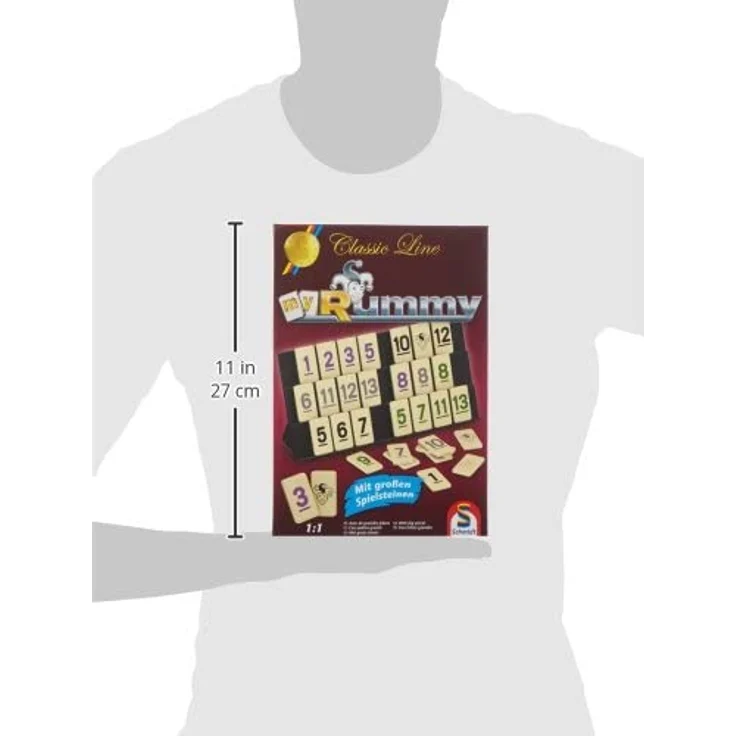 Schmidt Spiele 49282 - Classic Line MyRummy, Legespiel mit großen Spielsteinen – Bild 5