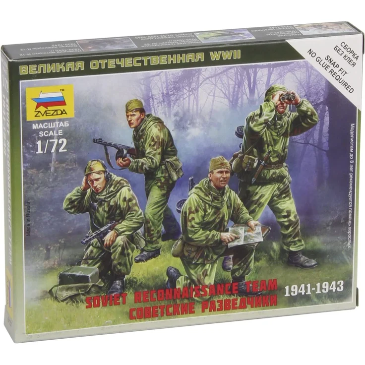 Zvezda Soviet Reconnaissance Team 1:72 (6137)