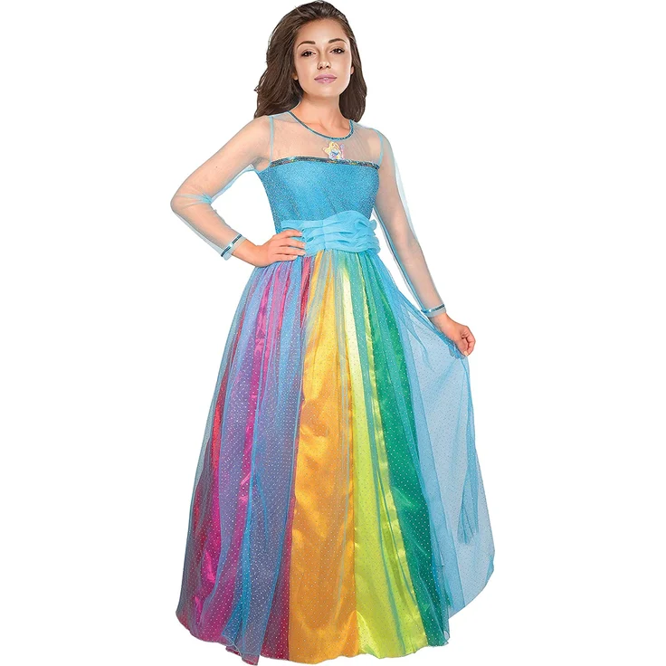 Barbie kleid Damen Polyester Regenbogen Größe M – Bild 1