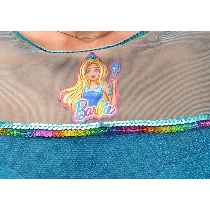 Barbie kleid Damen Polyester Regenbogen Größe M – Bild 3