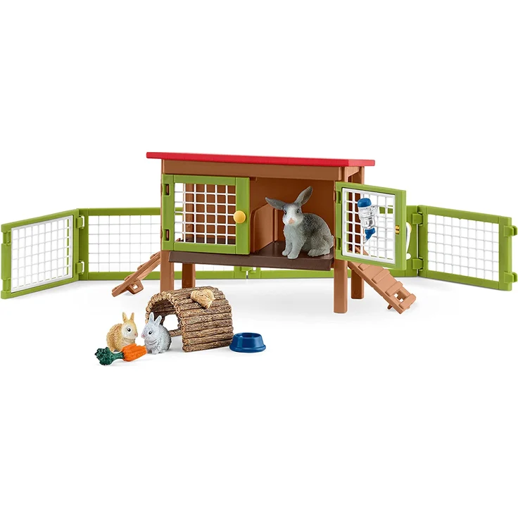 Schleich Farm World 42420 'Kaninchenstall' - Preisvergleich – Bild 1