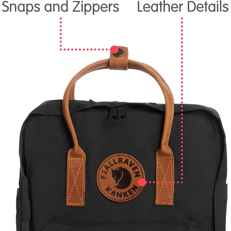 Fjällräven Kanken No. 2 Classic Colors black - Größe 16 Liter – Bild 2