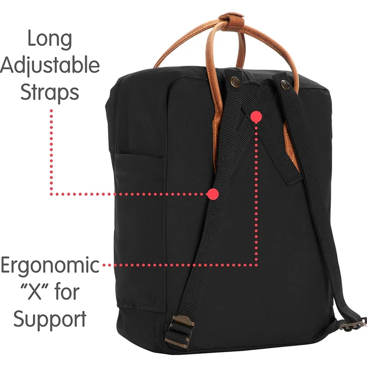 Fjällräven Kanken No. 2 Classic Colors black - Größe 16 Liter – Bild 3