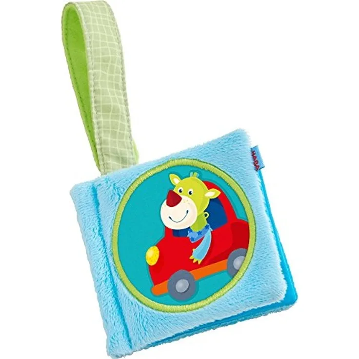 HABA 303868 - Mini-Buggybuch Drache Duri, Stoff-Buch