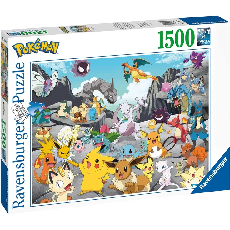 Ravensburger Puzzle 1500 Teile Pokémon Classics – Bild 2