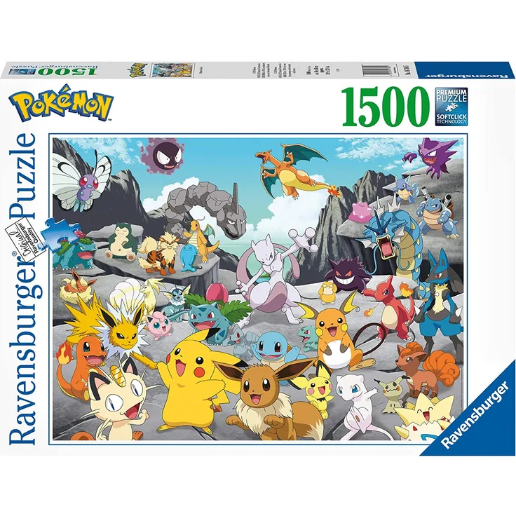 Ravensburger Puzzle 1500 Teile Pokémon Classics